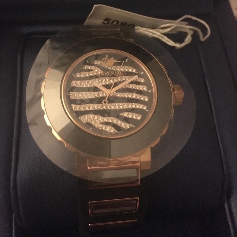 Octea Sport Zebra Rose Gold Tone Watch 5080197 - Picture 4 of 5